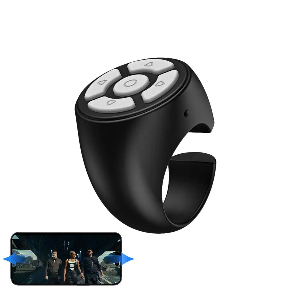 Wireless Fingertip Remote Control Ring Blue Tooth Scroller Page Turner Clicker For Mobile Phone Selfie Button Mobile Controller