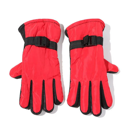 Kids & Adult Waterproof Ski Gloves - Windproof Winter Snow Gloves for Snowboarding