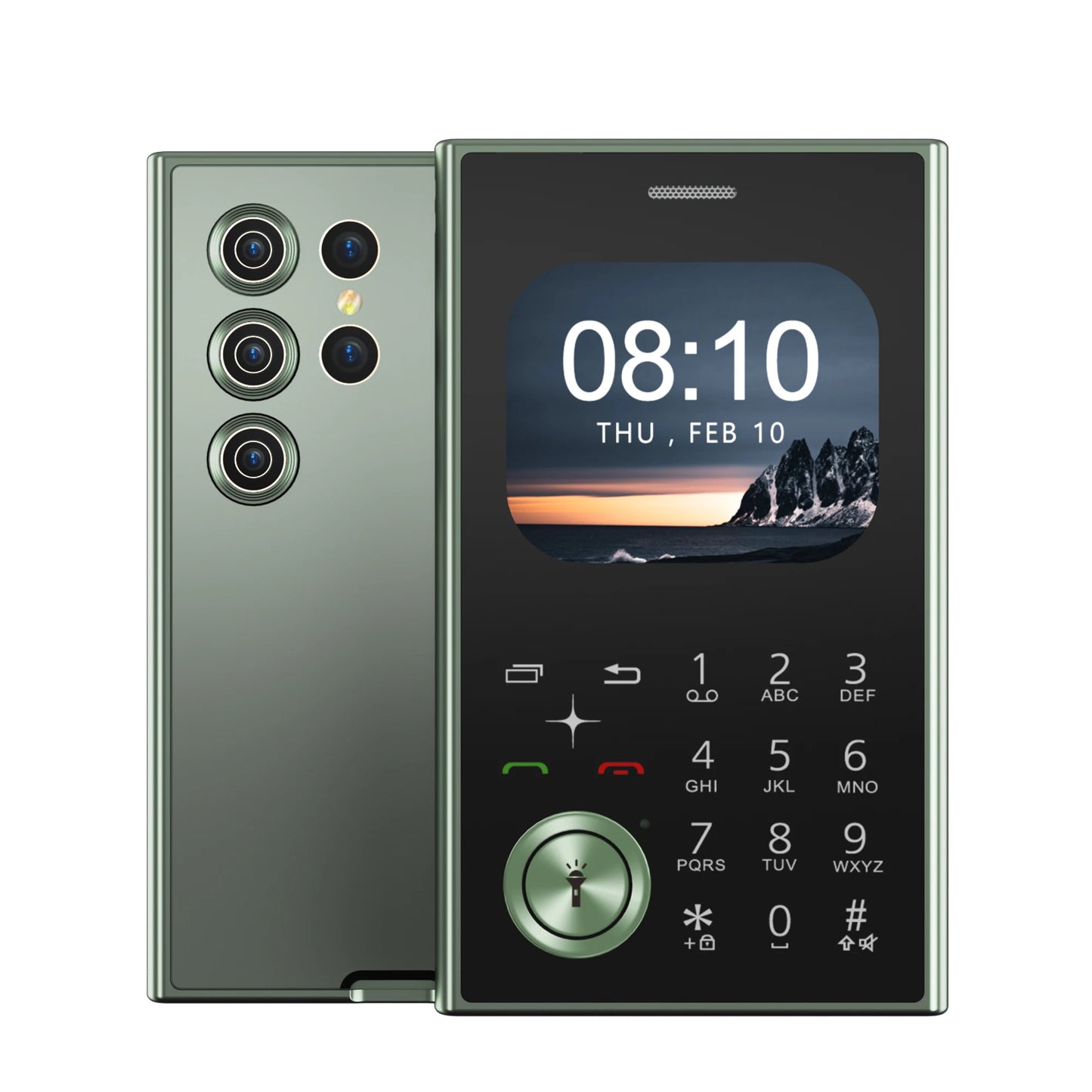 SERVO V8 Feature Mobile Phone 2 SIM Standby Magic Voice Speed Dial Blacklist FM Radio Torch 2G GSM Card Style Button Cellphones