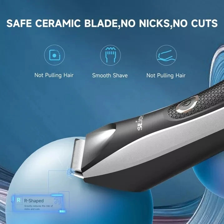 Sejoy Professional Hair Clippers Cordless Electric Hair Trimmer Shaving Machine Cool Design Cutting Barber Beard