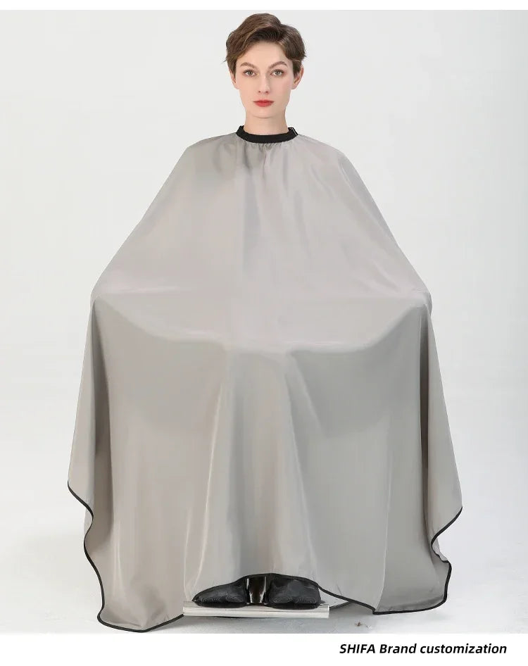 Plus Salon Professional Haircut Shawl Snap Waterproof Hairdresser Hairdressing Apron Barber Hair Cutting Dye Hair Styling Capes