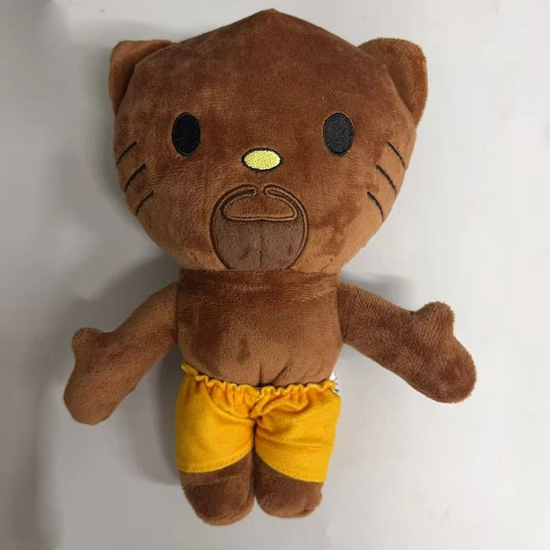 New Hello Kitty Ken Carson Rapper Trippie Taylors Plush Toy Doll with Clothes Stuffed Soft Plush Toys Fans Collect Gifts