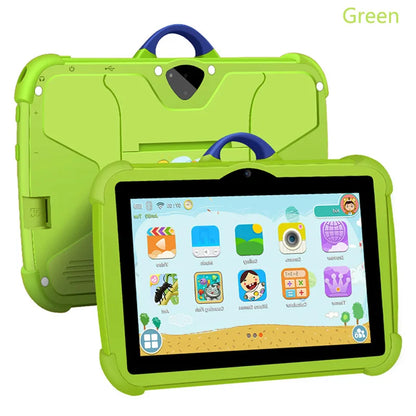 2024 New 5G WiFi 7 Inch Google Tablet For Children Learning Education Kids Tablets Quad Core 4GB RAM 64GB ROM Dual BOW Cameras
