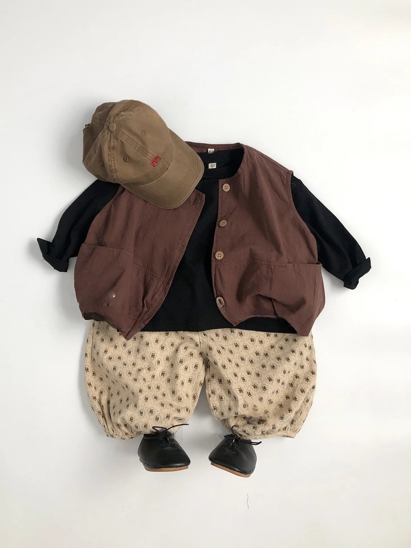 2025 Kids Clothes Solid Color Casual Long Sleeve T-Shirt 2-7Y Boys Girls Cotton Loose Basic Tee Children's Soft Undershirt Top