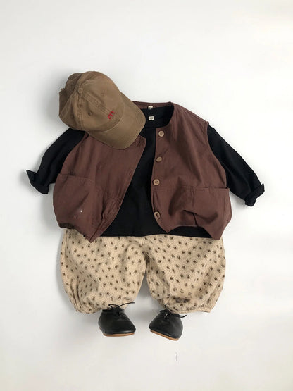 2025 Kids Clothes Solid Color Casual Long Sleeve T-Shirt 2-7Y Boys Girls Cotton Loose Basic Tee Children's Soft Undershirt Top