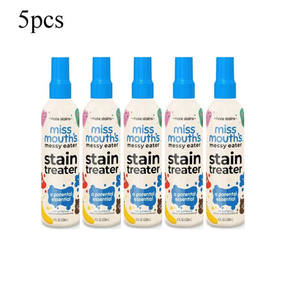 120ml Stain Remover Spray Effective Fabric Yellow Stain Removal  Dust Bleached Decontamination Wash-free Cloth Cleaning Supplies