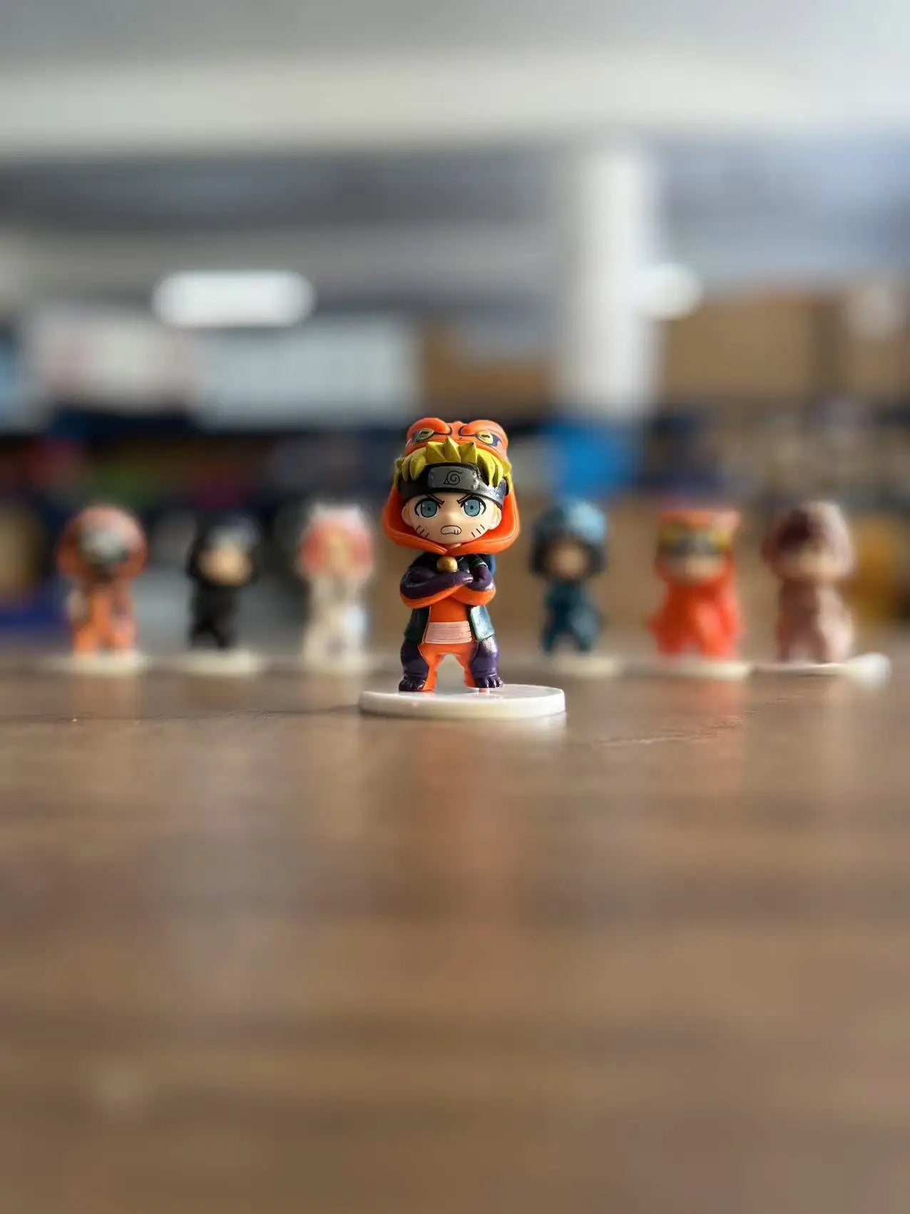 Naruto Bnfigureq Pajamars Series Blind Box Action Figures Model Sasuke Kakashi Costume Design Decoration Gift Toy