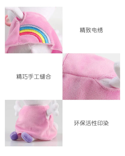 19cm 100% Genuine PEPPA PIG Stuffed Soft Doll Peppa George Zoe Suzy Rebecca Emily Danny Pedro bear Dinosaur Children Plush toy