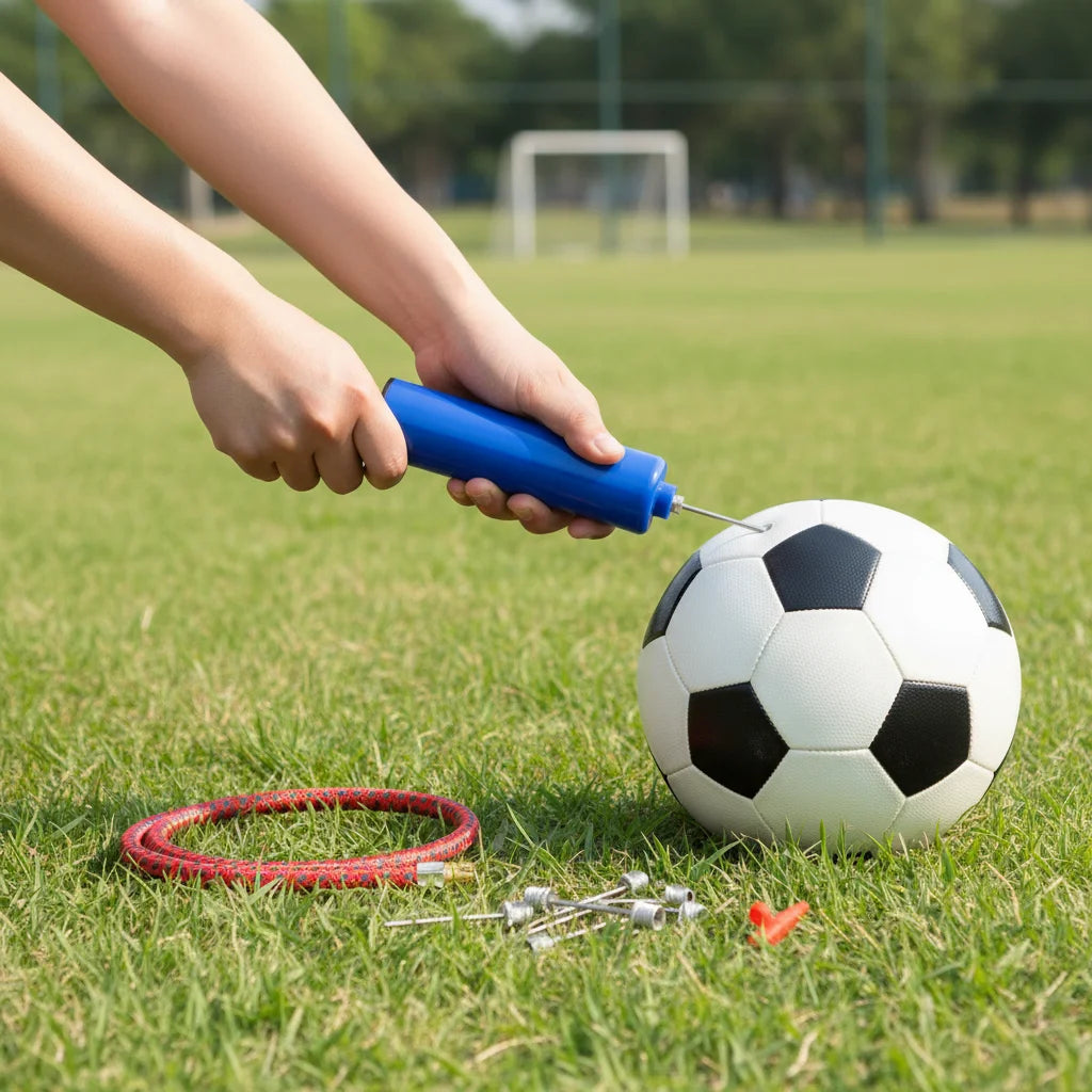 Flexible Hose Ball Pump Hand Pump Inflator Portable Basketball Pump Football Inflating with Pump Volleyball Hose Push Air