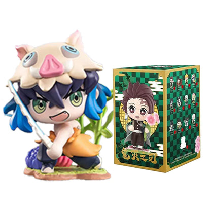 Demon Slayer Tanjiro Kamado & Nezuko Collectible Figure Blind Box - Official Bandai PVC Statue
