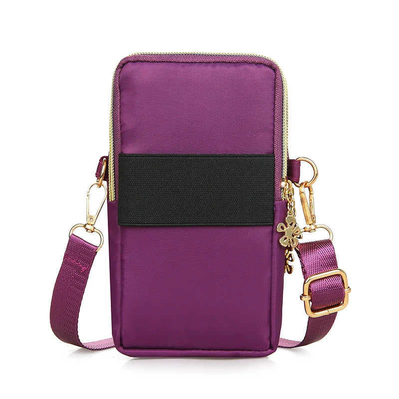 Women's Crossbody Phone Bag - Mini Shoulder Purse with Neck Strap for Running & Travel