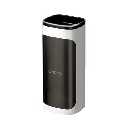 Cream Disposable Cup Holders Household Wall-Mounted Automatically Drop Punch-Free Paper Cups Dust-Proof Drinking Fountain Racks