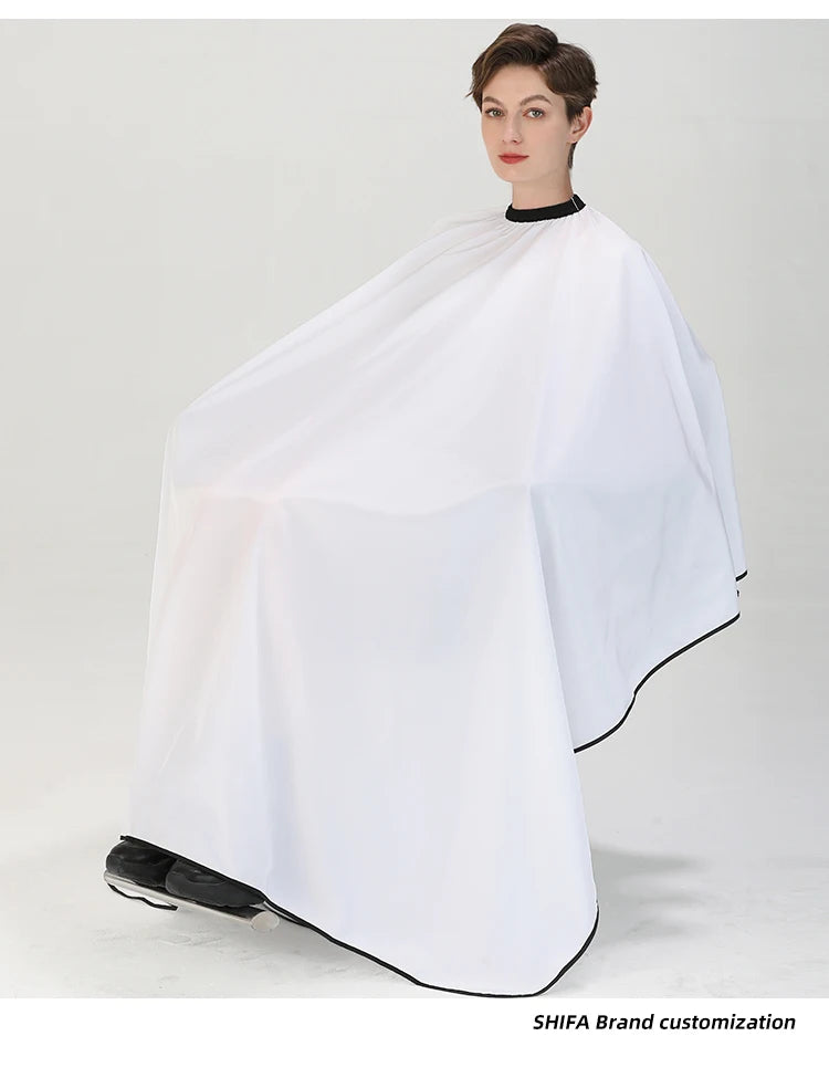 Plus Salon Professional Haircut Shawl Snap Waterproof Hairdresser Hairdressing Apron Barber Hair Cutting Dye Hair Styling Capes