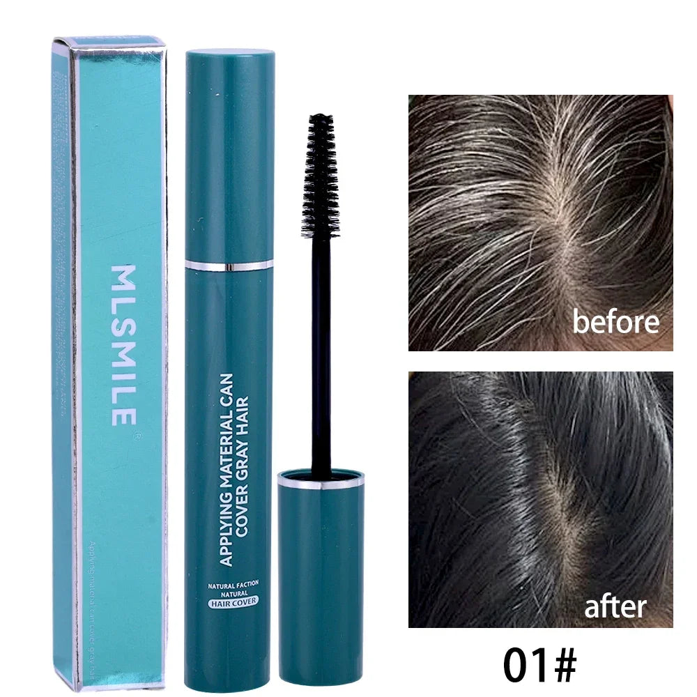 One-Time Hair Dyeing Stick Instant Gray Root Coverage Hair Color Cream Stick Temporary Cover Up White Hair Colour Dye No Harm