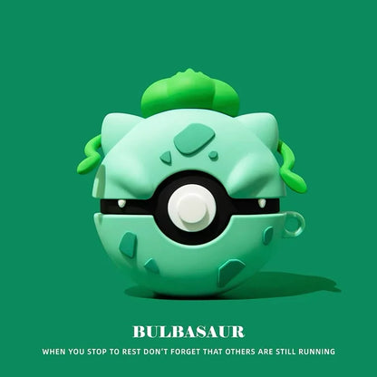 For Airpods Pro 3 Case 2025,Pokemon Ball 3D Anime Shockproof Earphone Cover For Kids Funda Boys Girls