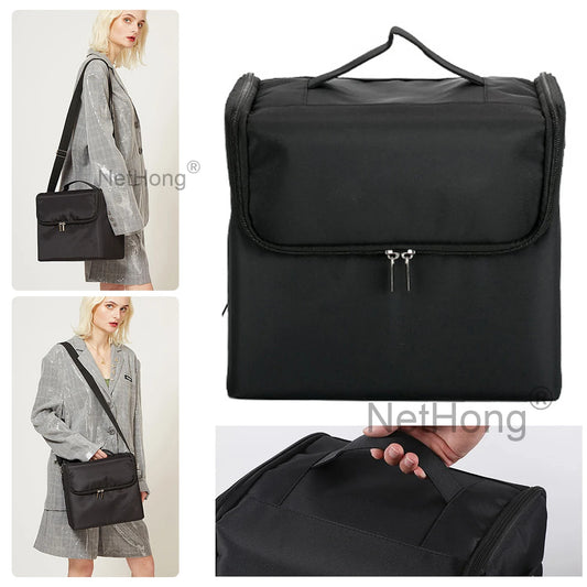 Makeup Case Portable Travel Cosmetics Make Up Storage Organizer Box Oxford clothJewelry Nail Beauty Vanity Suitcase for Women