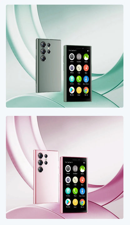 SERVO S26 Mini Android Smartphone 3G WCDMA Dual Camera 16GB ROM Play Store WhatsAPP WiFi Hotspot 2SIM Card Small Smart Cellphone