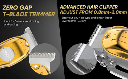 Sejoy Professional Combo Kits Hair Clipper Electric Hair Trimmer Set For Men Rechargeable Cordless Haircut Machine for Barber