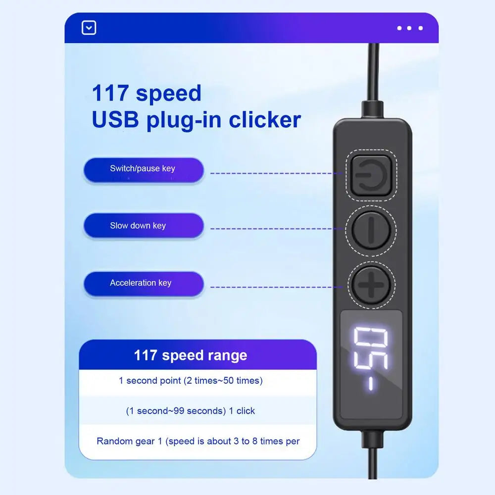USB Automatic Phone Screen Clicker Simulated Finger Clicking Tapper Silent Click Physical Tapper For Game Assistance Tasks