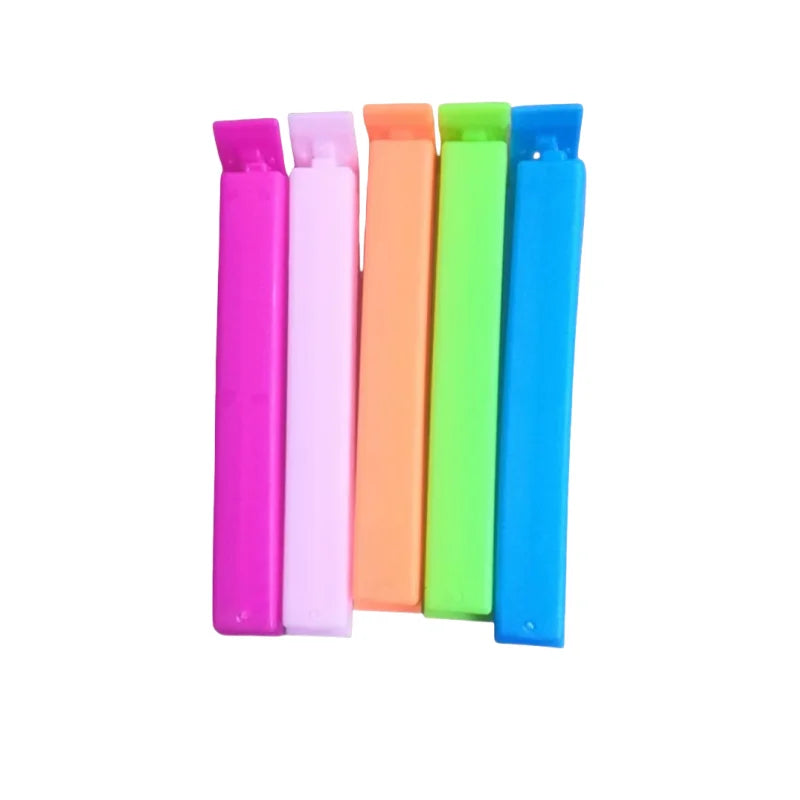 5-30pcs Colorful Sealing Clips Moisture-Proof Fresh-Keeping Snack Bag Sealer Clamp for Plastic Bags Reusable Kitchen Accessory