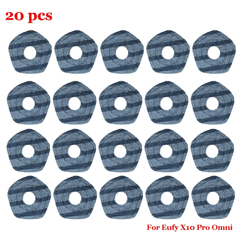For Eufy X10 Pro Omni Robot Vacuum Cleaner Replacement Parts Mop Cloth Cover Rags Pads Spare Part Mop Cloth Accessories