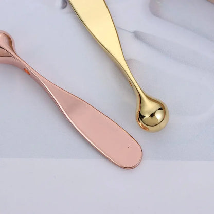 Anti Wrinkle Eye Cream Applicator Mixing Spatulas Preminum Metal Face Mask Spoon Sticks Eye Cream Massage Sticks Beauty Scoop