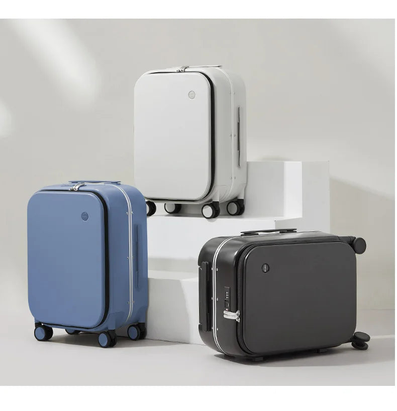 Mixi Patent Design Aluminum Frame Suitcase Carry On Rolling Luggage Beautiful Boarding Cabin 18 20 24 Inch M9260