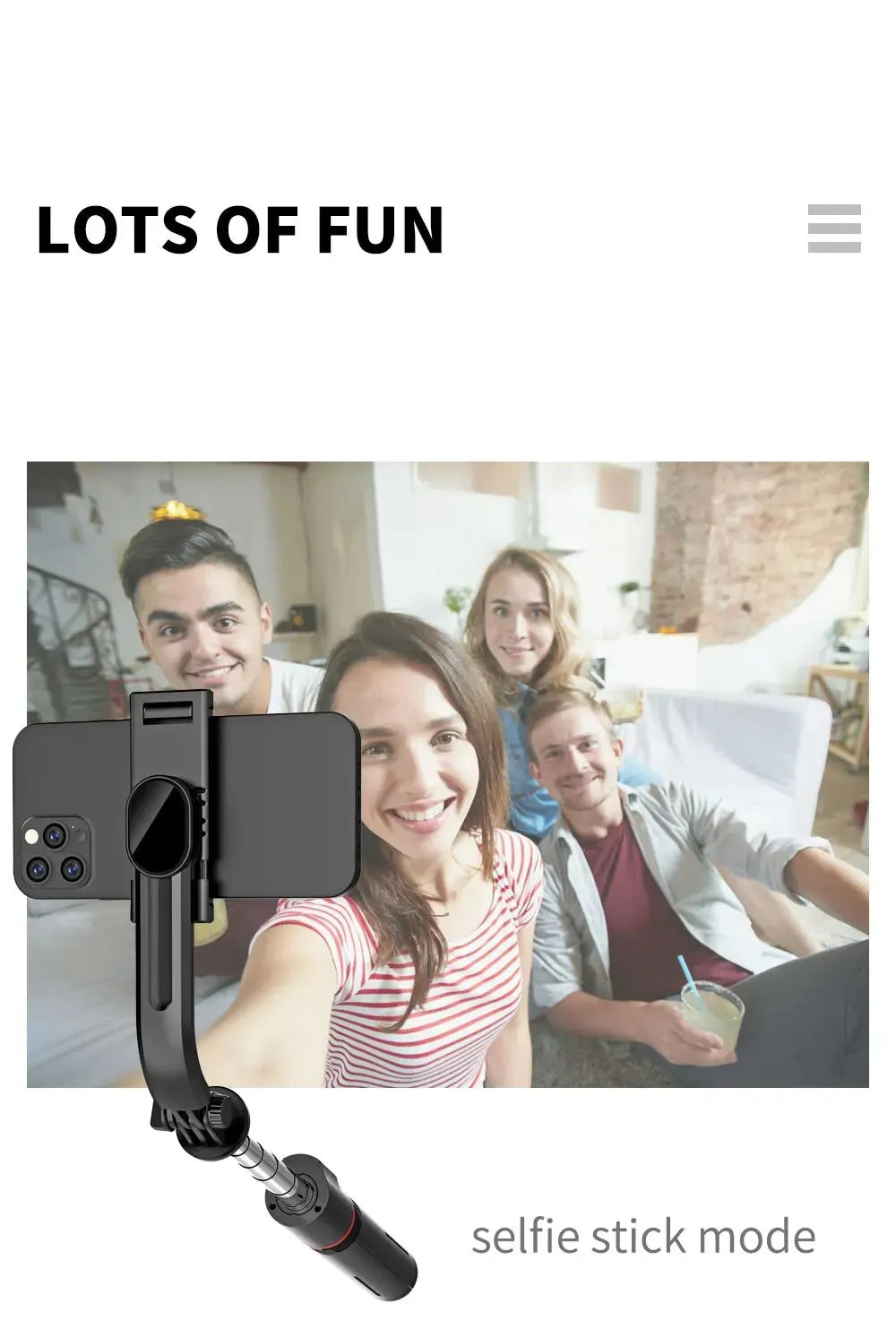 Wireless Selfie Stick for Smartphone, 44 Inch Tripod with Bluetooth Remote, Portables Foldable Stand for Vlog Shooting Record