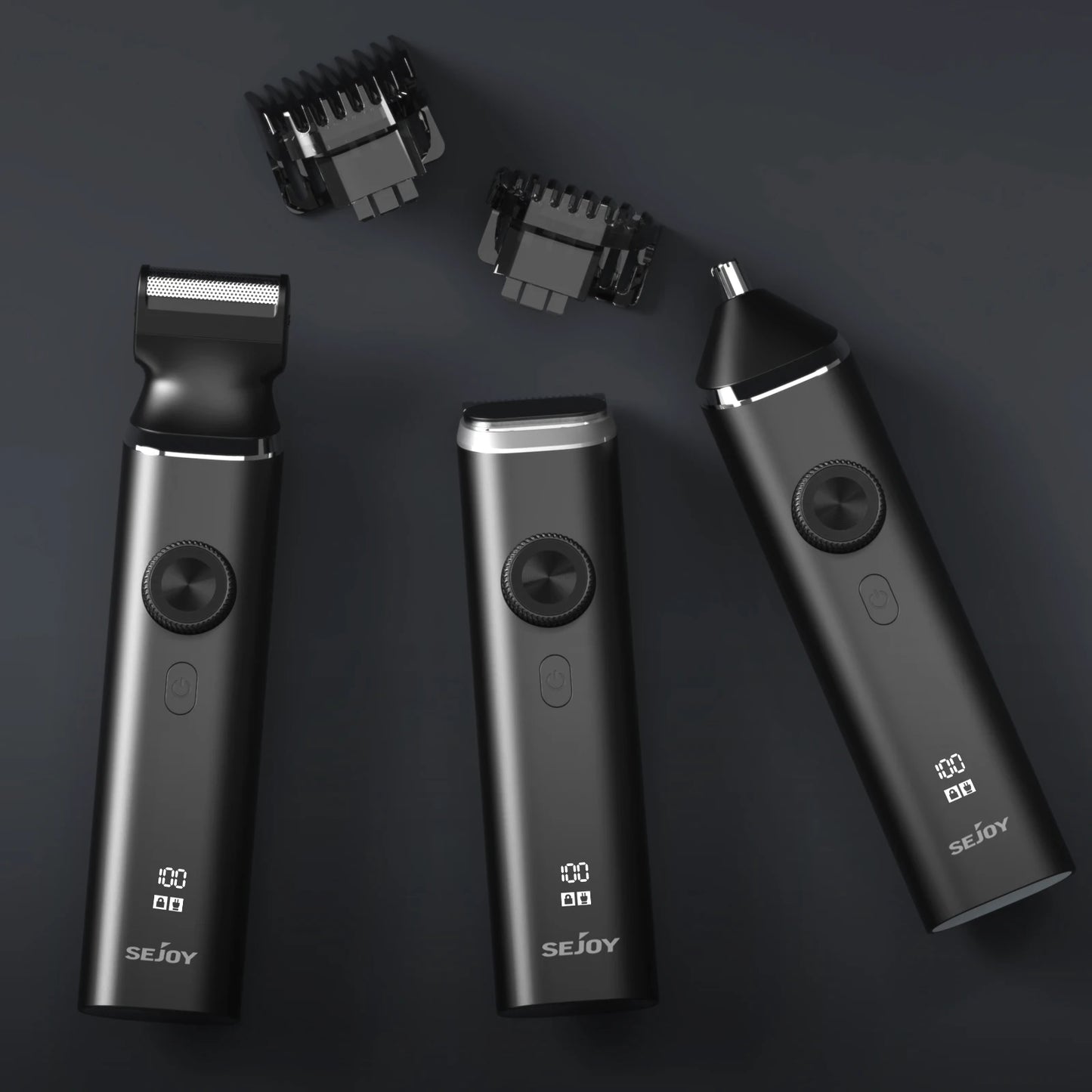 SEJOY Electric Hair Trimmer Kits,Men's Hair Clipper Professional Razor Nose Trimmer Reachageable Waterproof