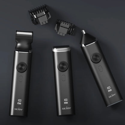 SEJOY Electric Hair Trimmer Kits,Men's Hair Clipper Professional Razor Nose Trimmer Reachageable Waterproof