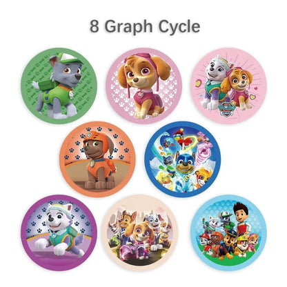 500 Sheets/Roll Paw Patrol Sticker Cartoon Anime Sticker Decoration Kids Album Diary Envelope Sealing Paper Tape Kids Toys