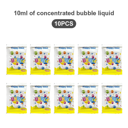 10 hole fully automatic bubble machine for children's kindergarten outdoor activities bubble toy without battery bubble water