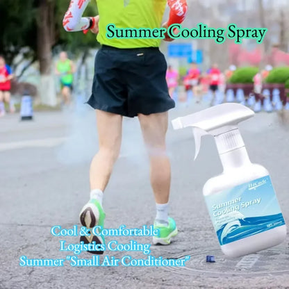 Summer Cooling Spray Car Seat Coolant Hot Days Interior Household Pool Courtyard Outdoor SportsPet Shoes Quick Cooling Agent