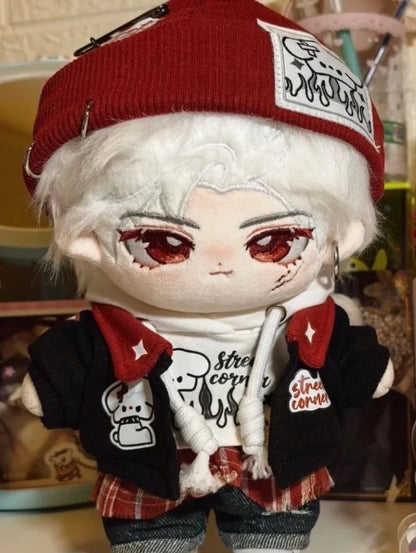 Stuffed 20cm Game Genshin Impact Arataki Itto Cosplay Plush With Skeleton Dolls Toys for Fan Collection Plush Birthday Gifts