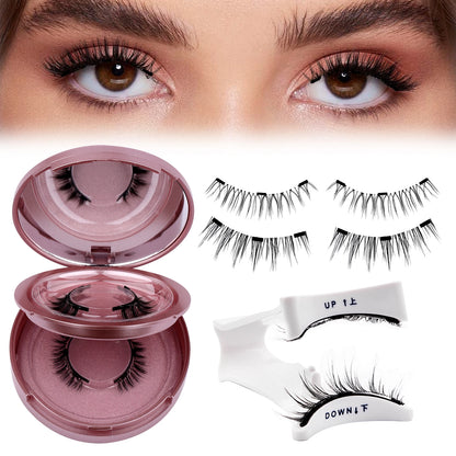 Magnetische Wimpern mit Applikator – Natürliche künstliche Wimpern, kein Kleber erforderlich