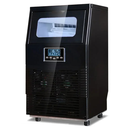 Fully Automatic Cubic Ice Maker, Water Inlet Brake Ice Maker, Desktop Commercial Mini Device