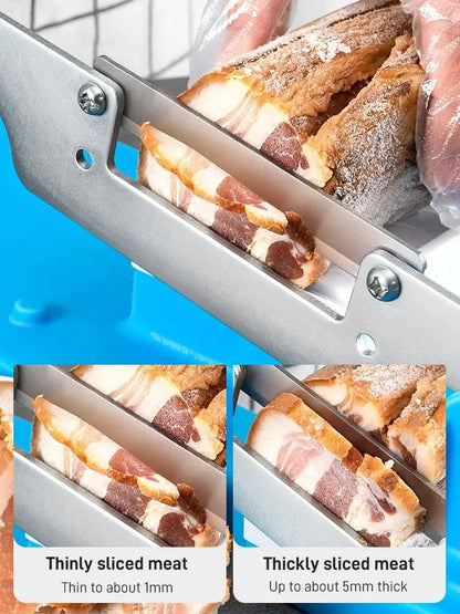 Multifunctional Table Slicer Frozen Meat Beef Herb Mutton Roll Fruit Bread Vegetable Slicer Machine
