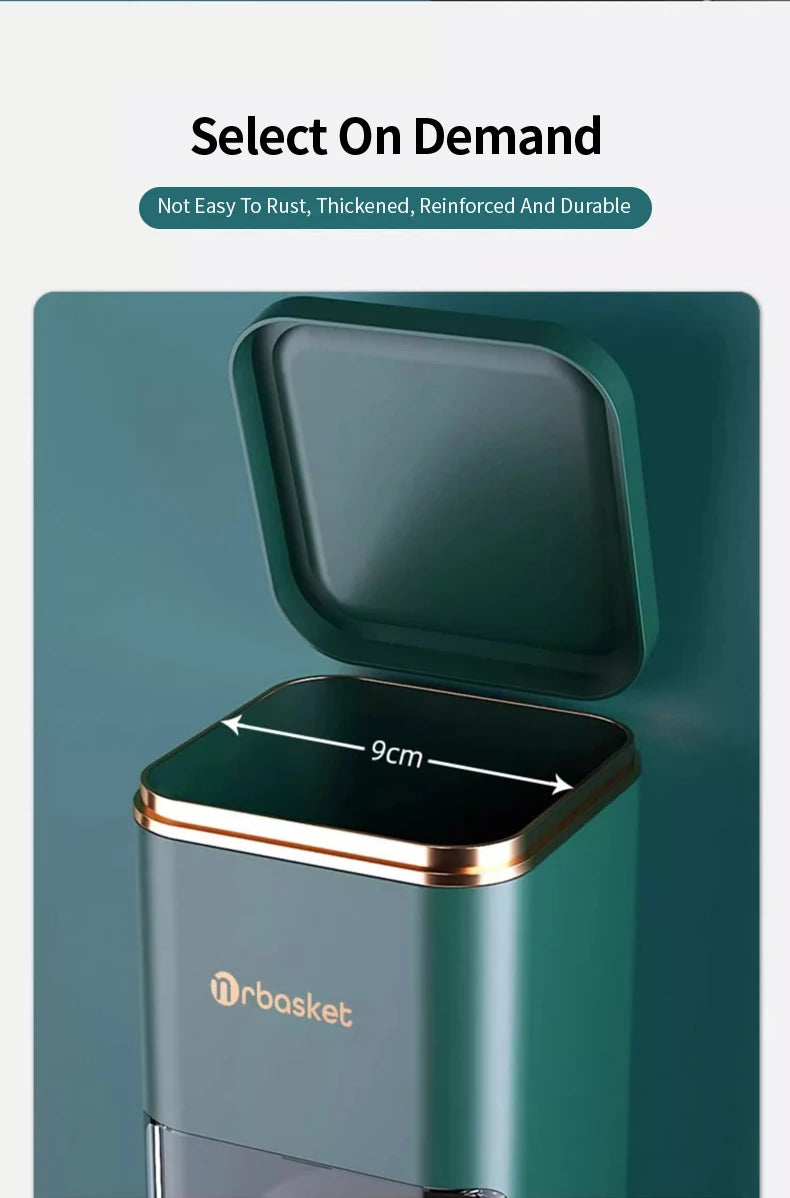 Disposable Cup Holder Cup Extractor Wall Mounted Non Perforated Dust-Proof Moisture-Proof Storage Rack