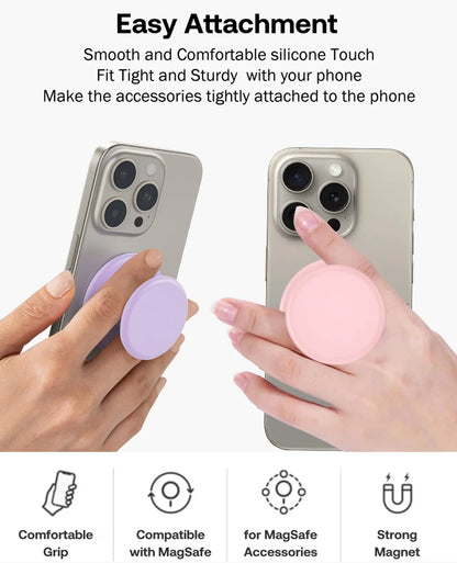 Grippopso Universal Magnetic Phone Socket Phone Holder Stand Silicone Grip Tok Mobile Phone Accessories Soporte for iPhone