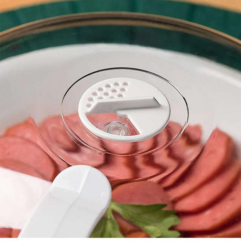 (1pc)Microwave Oven Splash Proof Cover, High Temperature Resistant Food Heating Cover, Food Preservation Cover, Oil Proof Cover