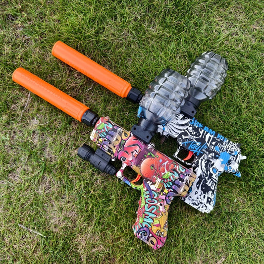 Kids Outdoor Toy Electric Gel Gun Water Ball Bullet Pistols Summer Play Water Shooting Interactive Party Game Children Adult