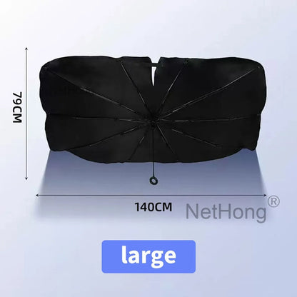 Car Umbrella Windscreen Sun Shade Sunshade UV Heat Reflective Visor Front Cover