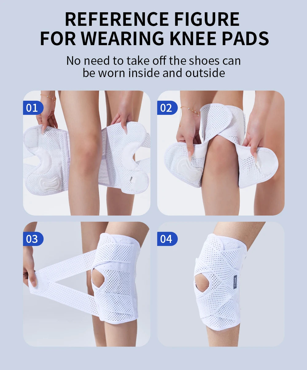 Outdoor Sports Knee Pads Summer Thin Men's and Women's Basketball, Running, Hiking and Other Daily Sports Knee Covers