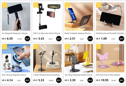Mobile Phone Fill Flash Lens Ring Light Lamp Portable Clip Three Stop Dimming Mini Durable Practical 10 LED Selfie Ring Beauty
