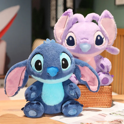 Kawaii Disney Lilo & Stitch Plush Toy Doll Animals Cartoon Soft Sleeping Sofa Pillow Room Decor Anime Stuffed Peluche Kid Gift