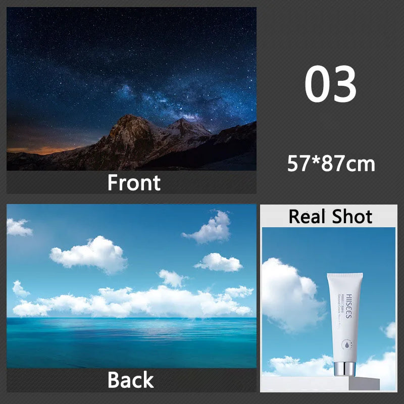 3D Double Sided Photography Backdrops 57*87cm Photos Background Props Product Food Photo Decoration Accessories Wallpaper