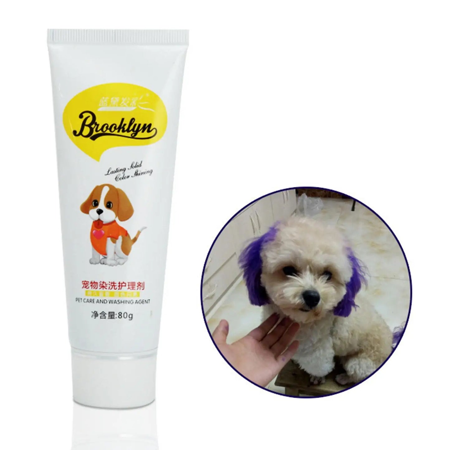 Dog Hair Dye Safely Grooming Lightweight Pet Care Professional Hair Dye Coloring