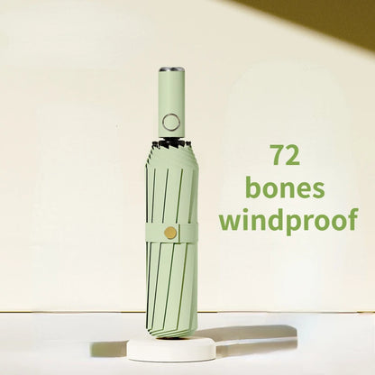 72 Bone Super Strong Windproof Automatic Folding Men Umbrella  Reinforced Large Rainproof Sun Protection Umbrellas Women