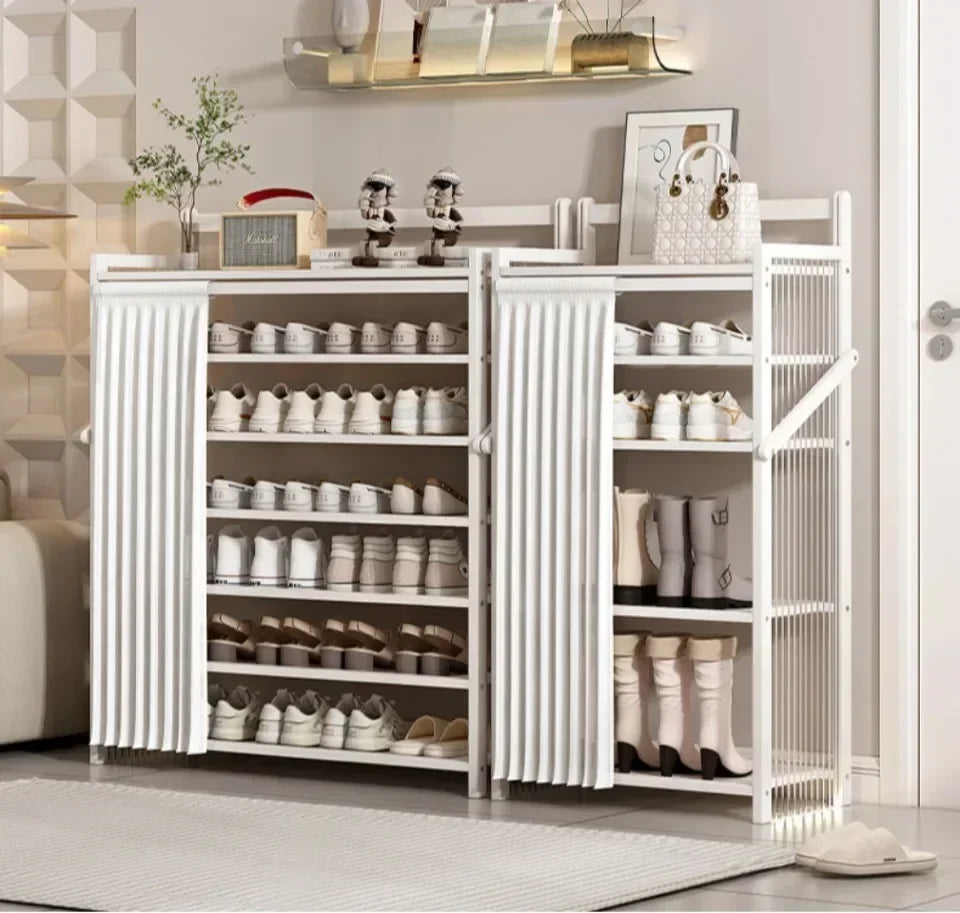 Folding Shoe Racks Multi-storey Simplicity Storage Shelves No Installation Required Strong Load-bearing Capacity Shoe Cabinet