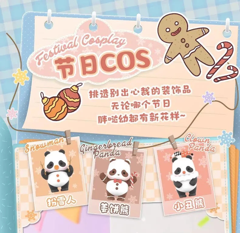 Genuine 52toys PandaRoll Fat Baby Minimum Versatile Series Blind Box Mini Cute Grain Trendy Play Girl Birthday Desktop Gift